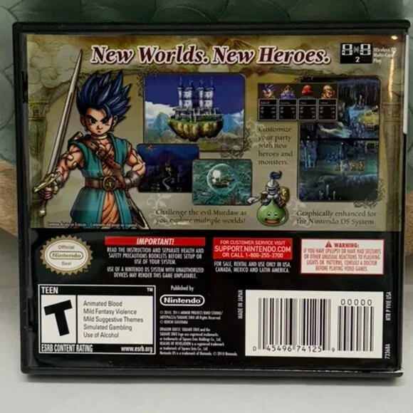 NINTENDO DS Dragon Quest VI Realms of Revelation Cartridge, Case and Booklet